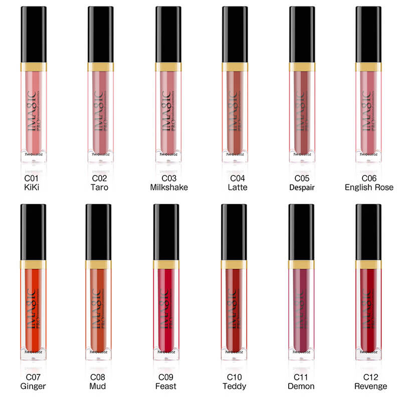 7ml Lip Gloss Matte 12 Color | IMAGIC Original