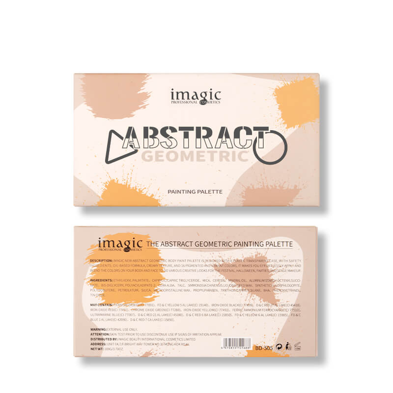IMAGIC 16 Color Abstract Geometric Painting Palette Wholesale Price