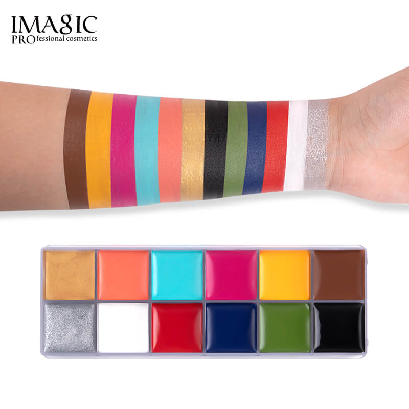 IMAGIC Makeup Wholesale 12 Color Body Painting Palette