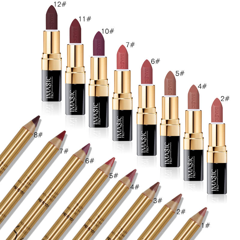 Lip_Liner_Pencil_8_Colors_Kit_IMAGIC_Cosmetics