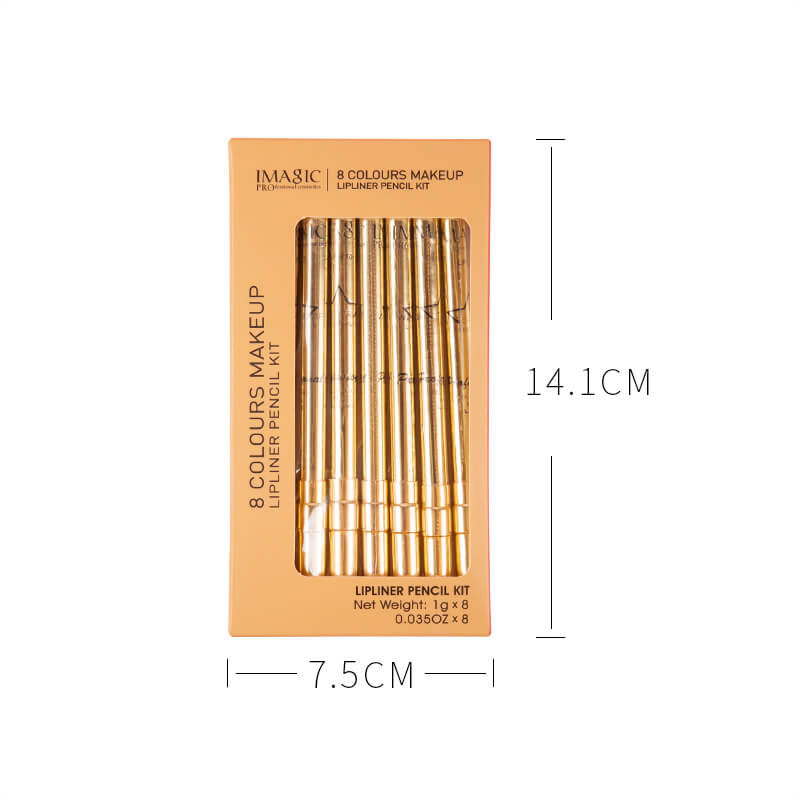 Lip_Liner_Pencil_8_Colors_Kit_IMAGIC_Cosmetics