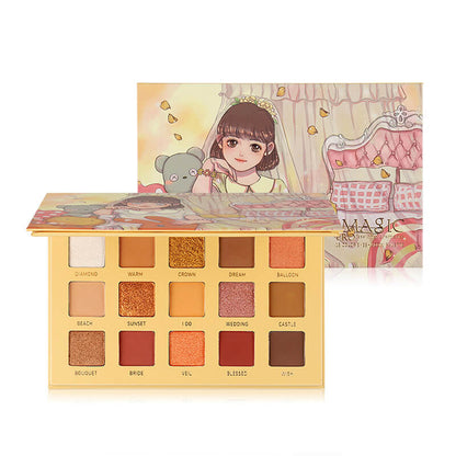 15_Color_Yellow_Treasure_Girl_Eyeshadow_Palette_IMAGIC_Cosmetics