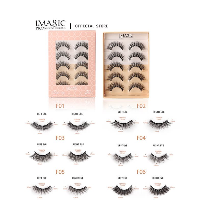 5pairs_False_Eyelashes_IMAGIC_Cosmetics
