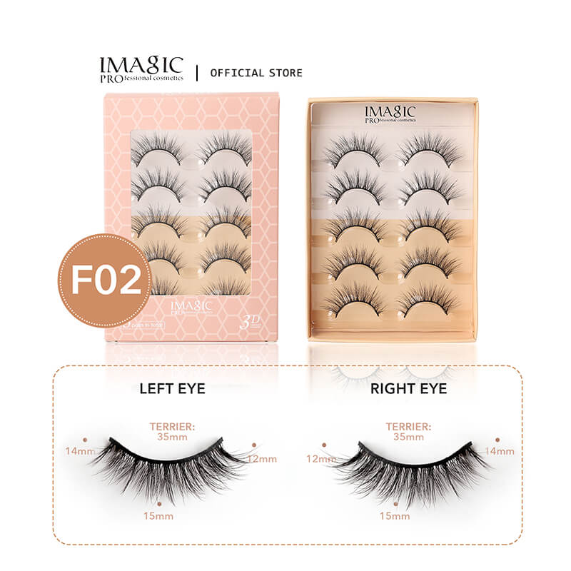 5pairs_False_Eyelashes_IMAGIC_Cosmetics