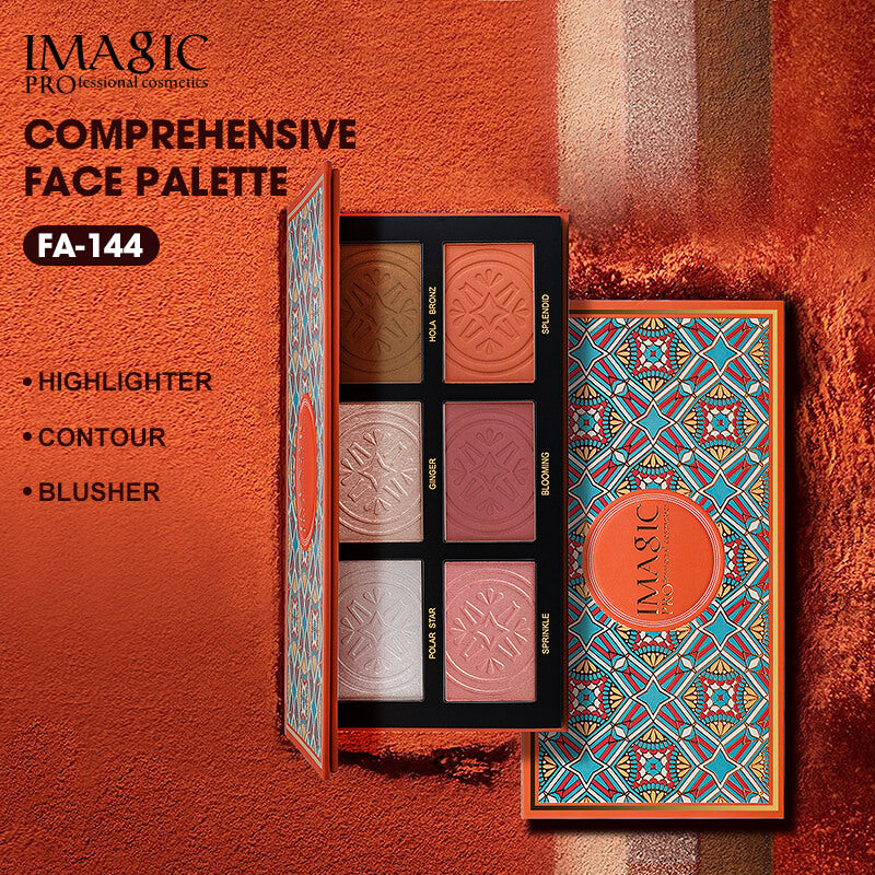 Blush Highlight & Contour & Palette_IMAGIC_Cosmetics