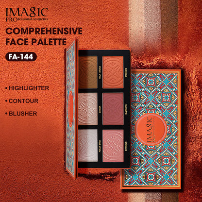 Blush Highlight & Contour & Palette_IMAGIC_Cosmetics