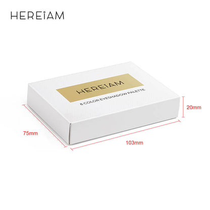 8 Colors Eyeshadow Palette 3 Shades | HEREIAM